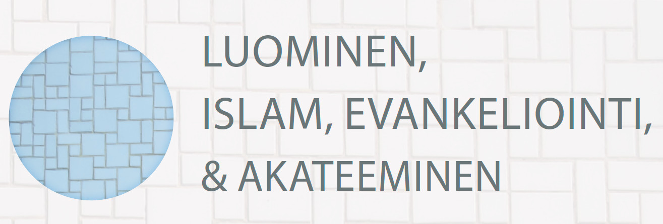 Artikkelin otsikko 'Luominen, islam, evankeliointi & akateeminen rehellisyys. Kuva ©: creation.com