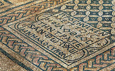 Mosaiikki. Kuva ©: CC BY-SA 4.0 | Vesafis Tzferris (cojs.org) | commons.wikimedia.org 